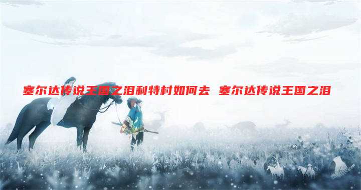 塞尔达传说王国之泪利特村如何去 塞尔达传说王国之泪