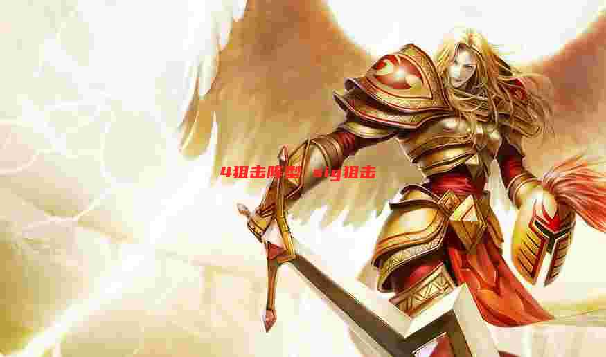 4狙击阵型 sig狙击